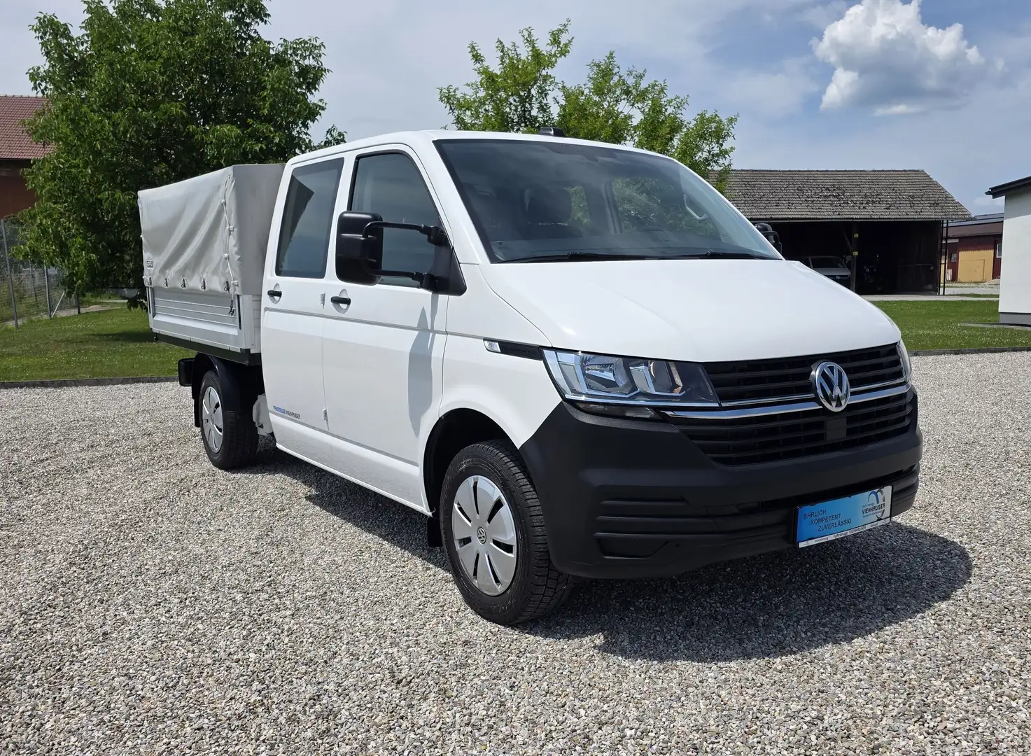 Volkswagen T6.1 Transporter Doppelkabine lang FWD Weiß - 2
