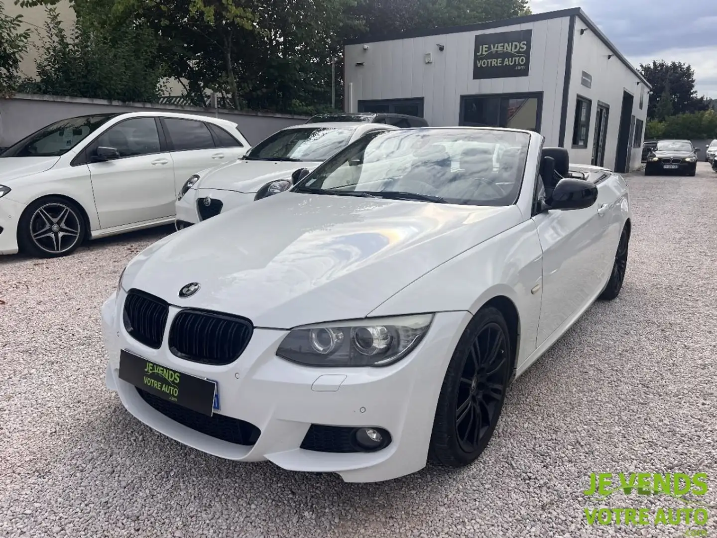 BMW 320 Cabriolet 320d 184ch M Sport Blanc - 1
