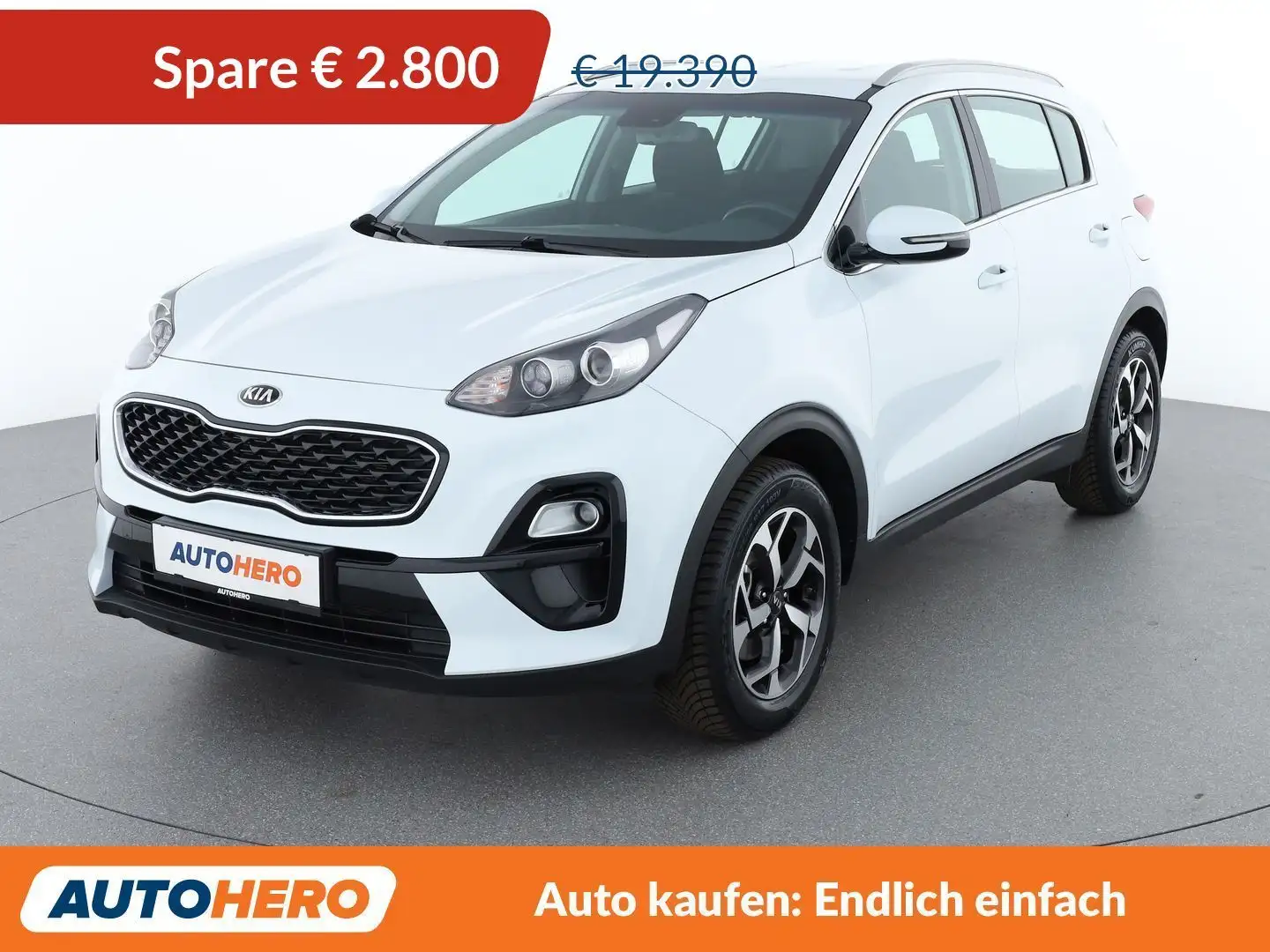 Kia Sportage 1.6 GDI Silber 2WD *NAVI*CAM*SHZ*CARPLAY&AUTO* Weiß - 1