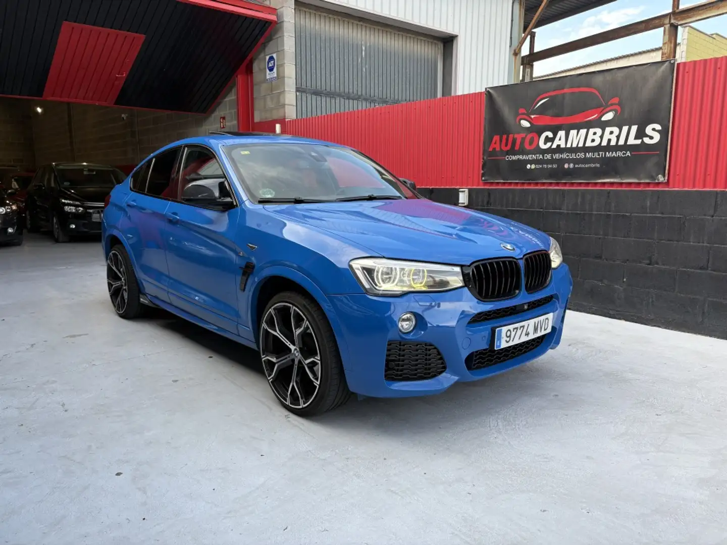 BMW X4 xDrive 30dA Bleu - 1