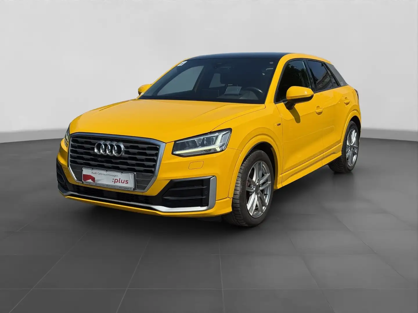 Audi Q2 1.4 TFSI 2x S LINE ROTOR19 LED BuO PANO Gelb - 2