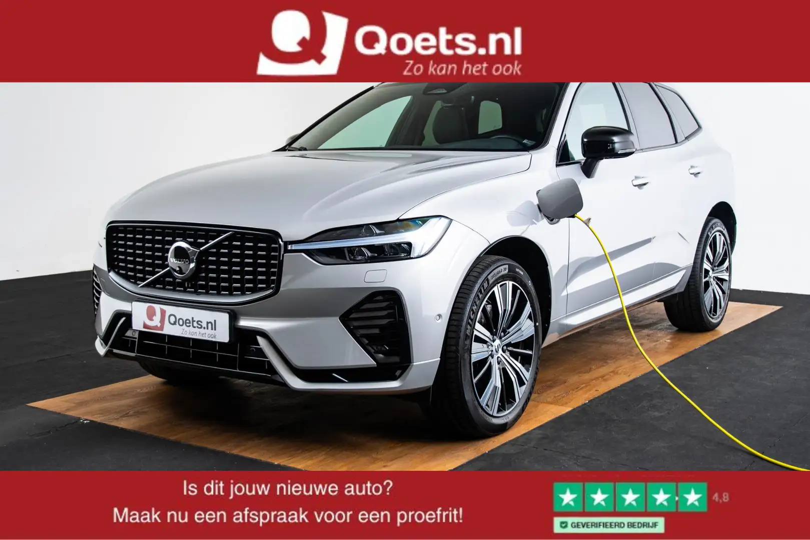 Volvo XC60 2.0 T6 Plug-in hybrid AWD R-Design Trekhaak - Pano Grijs - 1
