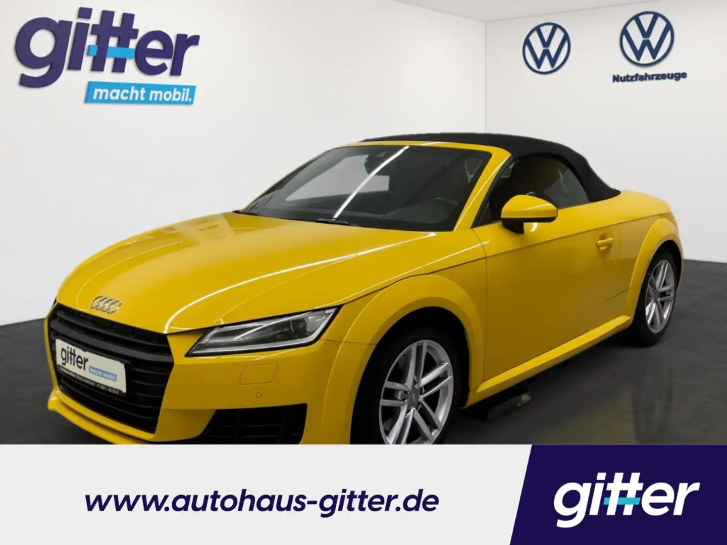 Audi TT Roadster 1.8 TFSI VIRTUAL COCKPIT SHZ TEMPOMAT RÜC Gelb - 1