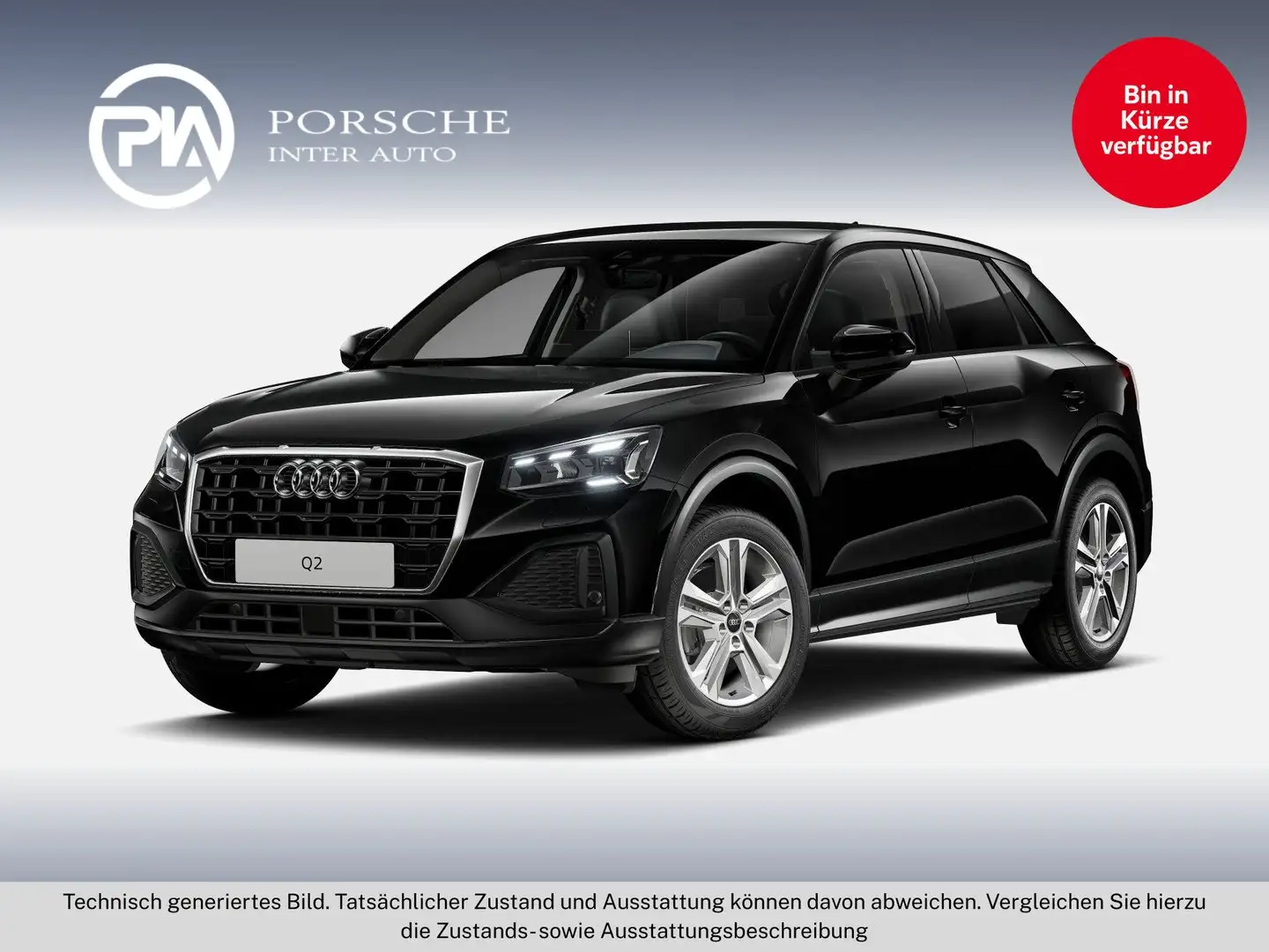 Audi Q2 35 TDI Schwarz - 1