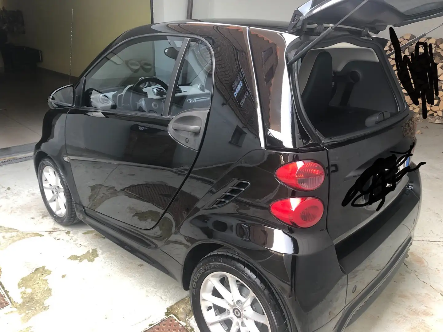smart forTwo Fortwo II 2012 TURBO 1.0 Pulse 84cv FL Nero - 2