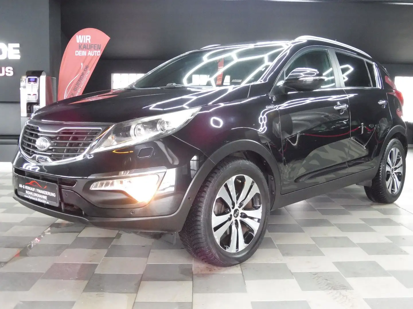 Kia Sportage 2.0 CRDi Aut/4x4/Kam/Nav/Sitz-Hz/Xenon Schwarz - 2