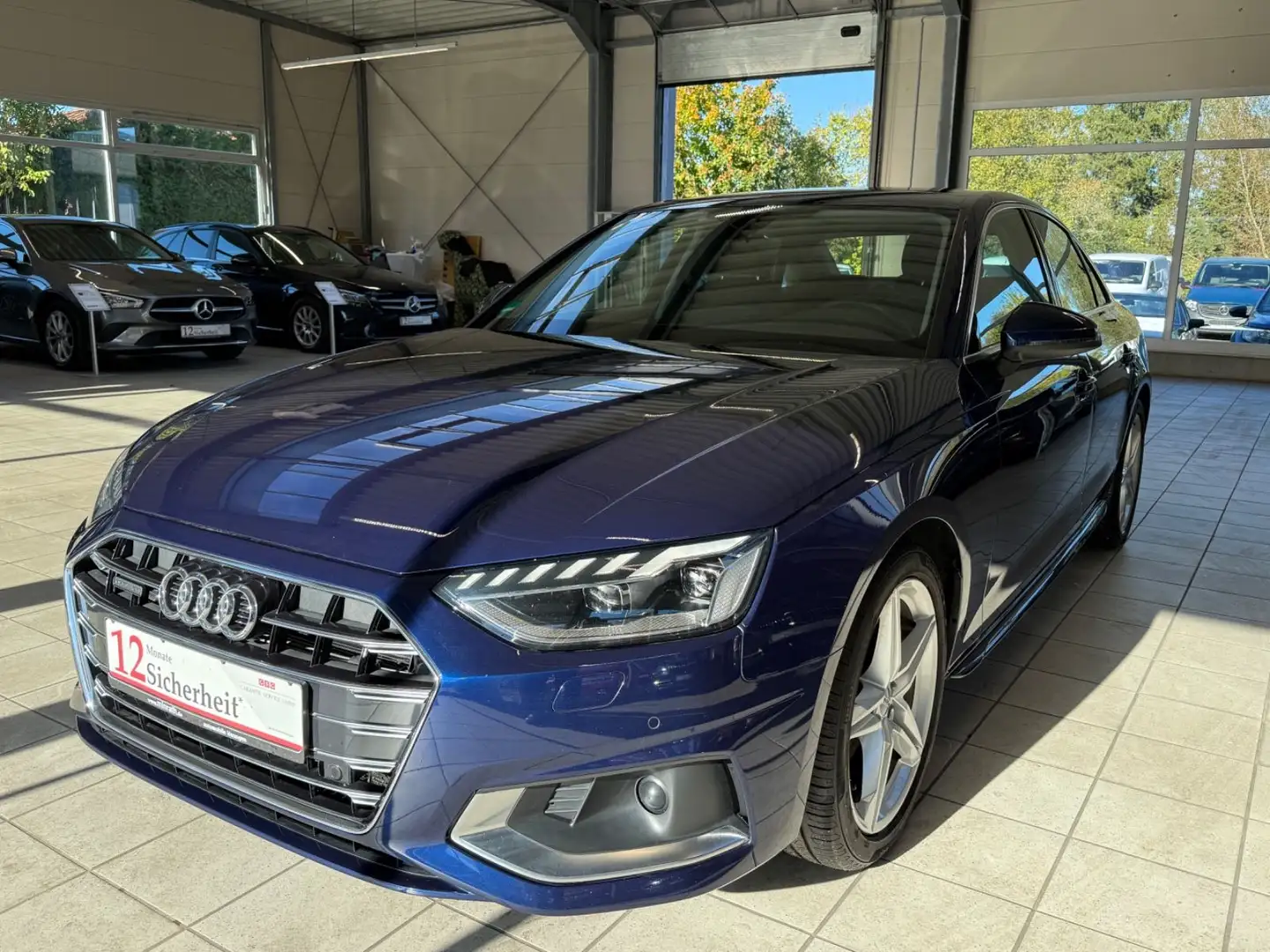 Audi A4 Lim. 40 TDI quattro advanced /1Hd./Matrix/ACC Blau - 1