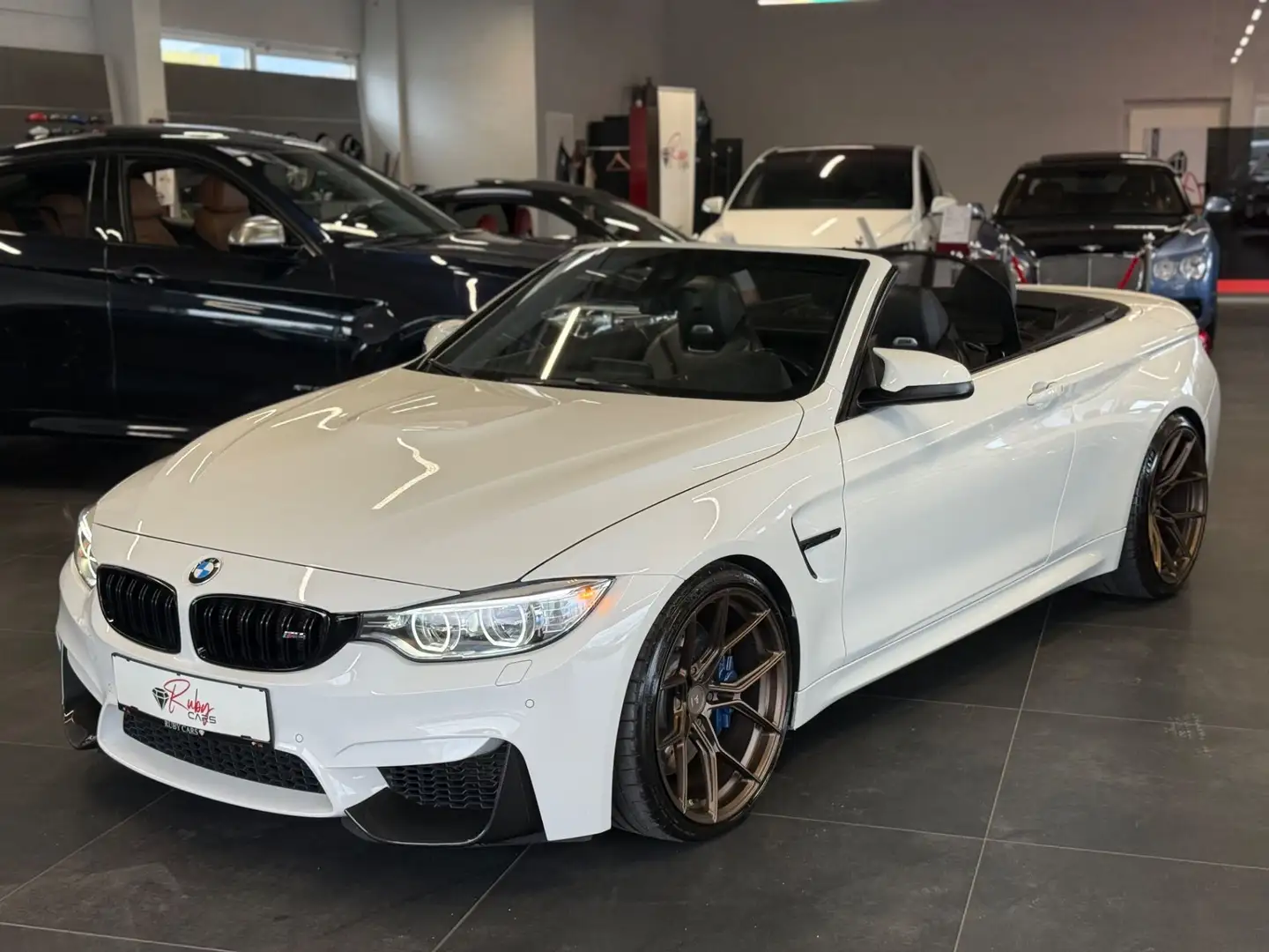 BMW M4 4er M4 F83 Cabrio M-DKG Blanc - 2