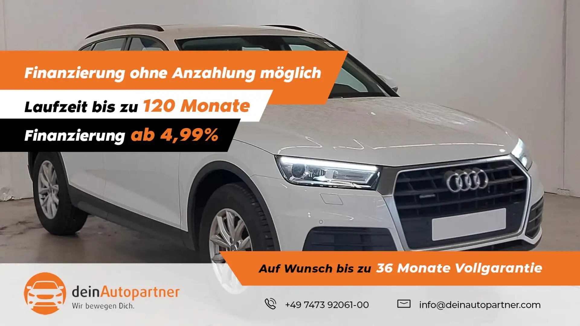 Audi Q5 35 TDI quattro BI-XENON/SIDE/KLIMA/SHZ/PDC/TEMPOMA Weiß - 1