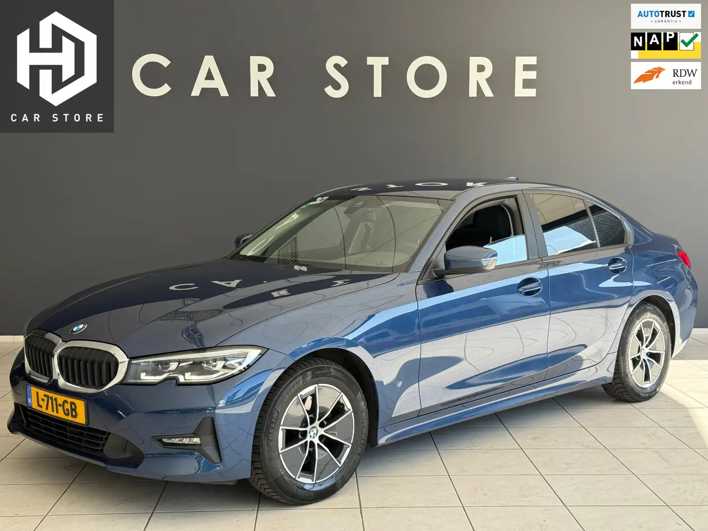 BMW 320 3-serie 320i BNS Edit Navi|Sportstoelen|Apple Carp Blauw - 1