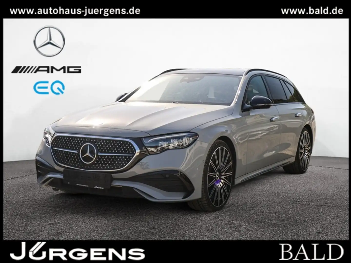 Mercedes-Benz E 220 d T AMG-Sport/360/Pano/AHK/Night/Distr/21" Grau - 1