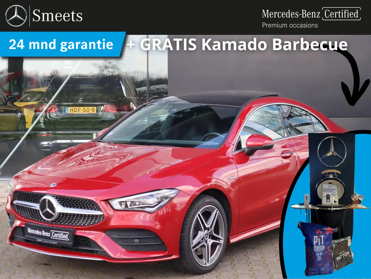 Mercedes-Benz CLA 250 e Premium Plus AMG line | Camera | Panoramadak | M Rood - 1
