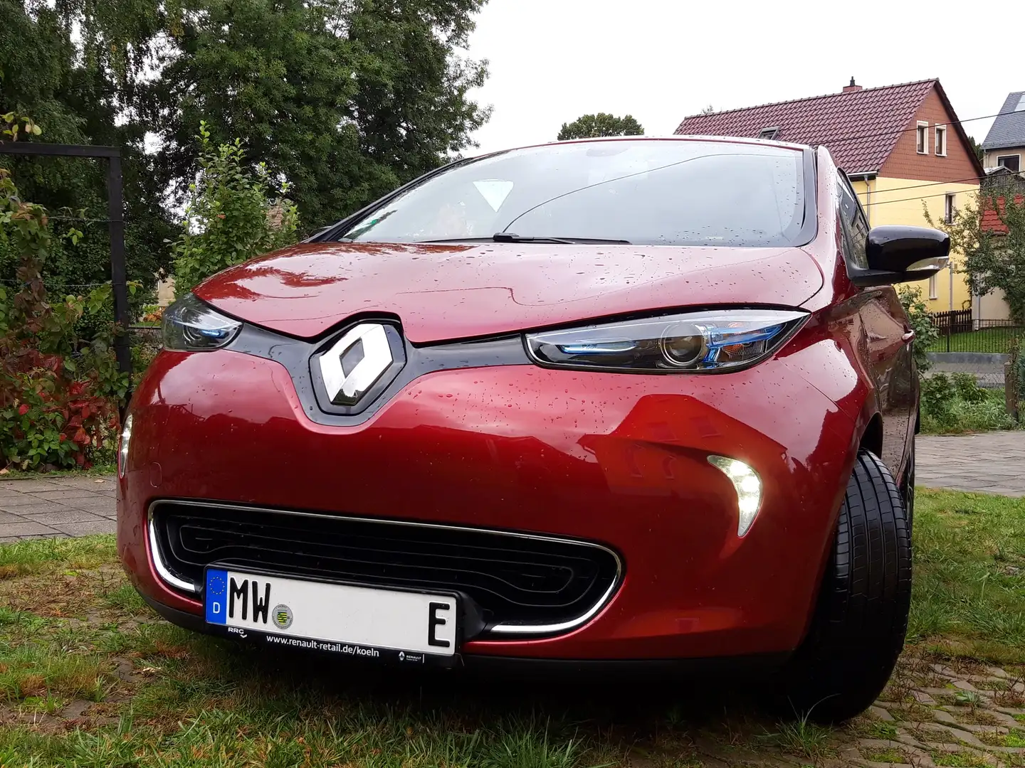 Renault ZOE INTENS Z.E.40 zzgl. Batteriemiete oder -kauf Rot - 1