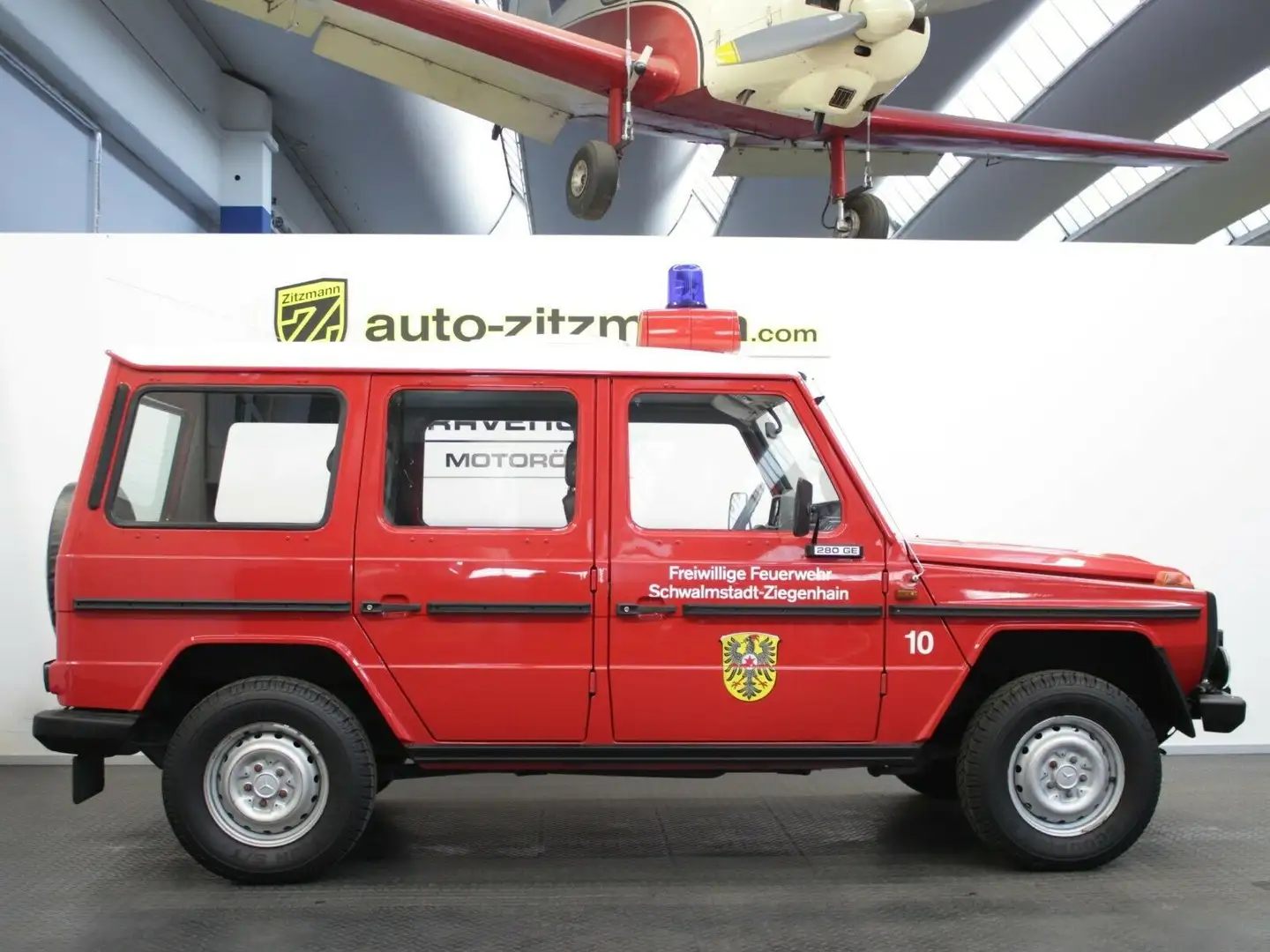 Mercedes-Benz 280 280GE OLDTIMER EX-FEUERWEHR ALLRAD STANDHEIZU Rot - 2