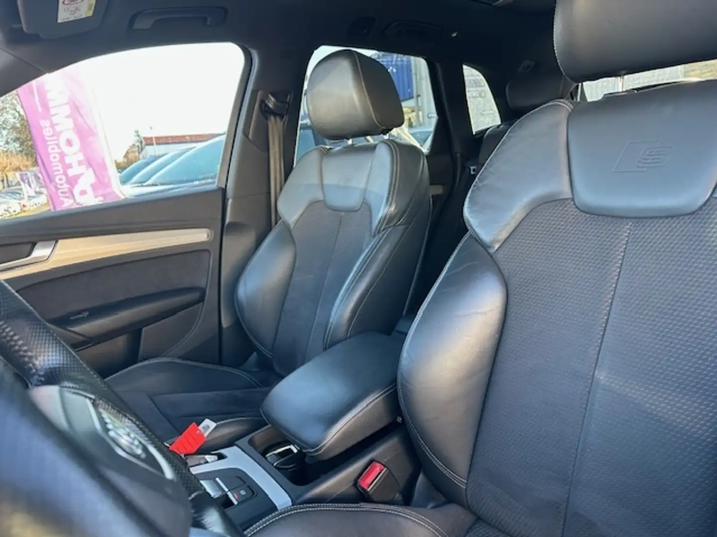 Audi Q5 50 TDI 286CH S LINE QUATTRO TIPTRO8 TOIT OUVRANT Schwarz - 2