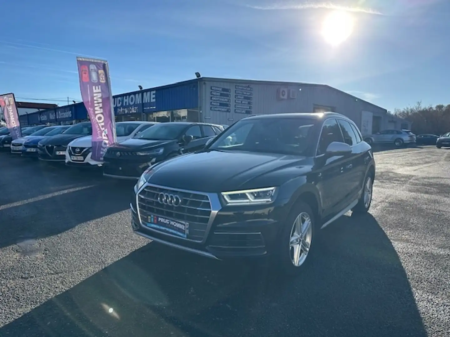 Audi Q5 50 TDI 286CH S LINE QUATTRO TIPTRO8 TOIT OUVRANT Schwarz - 1