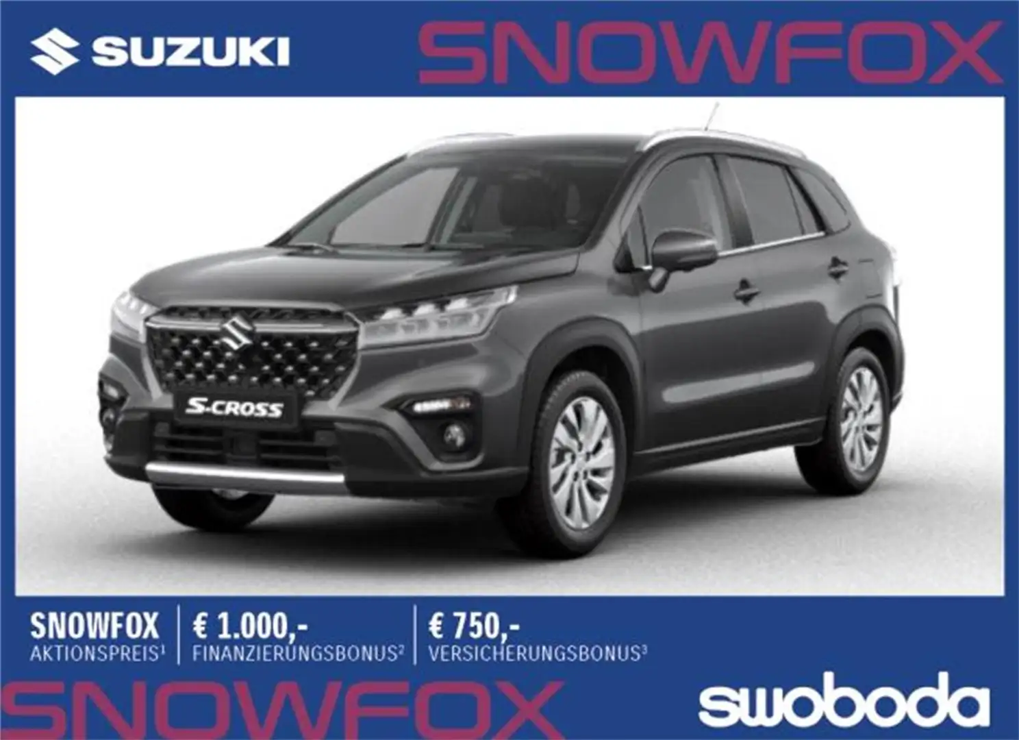 Suzuki S-Cross 1.4 GL+ HYBRID ALLGRIP L3V01 Shine Grijs - 1