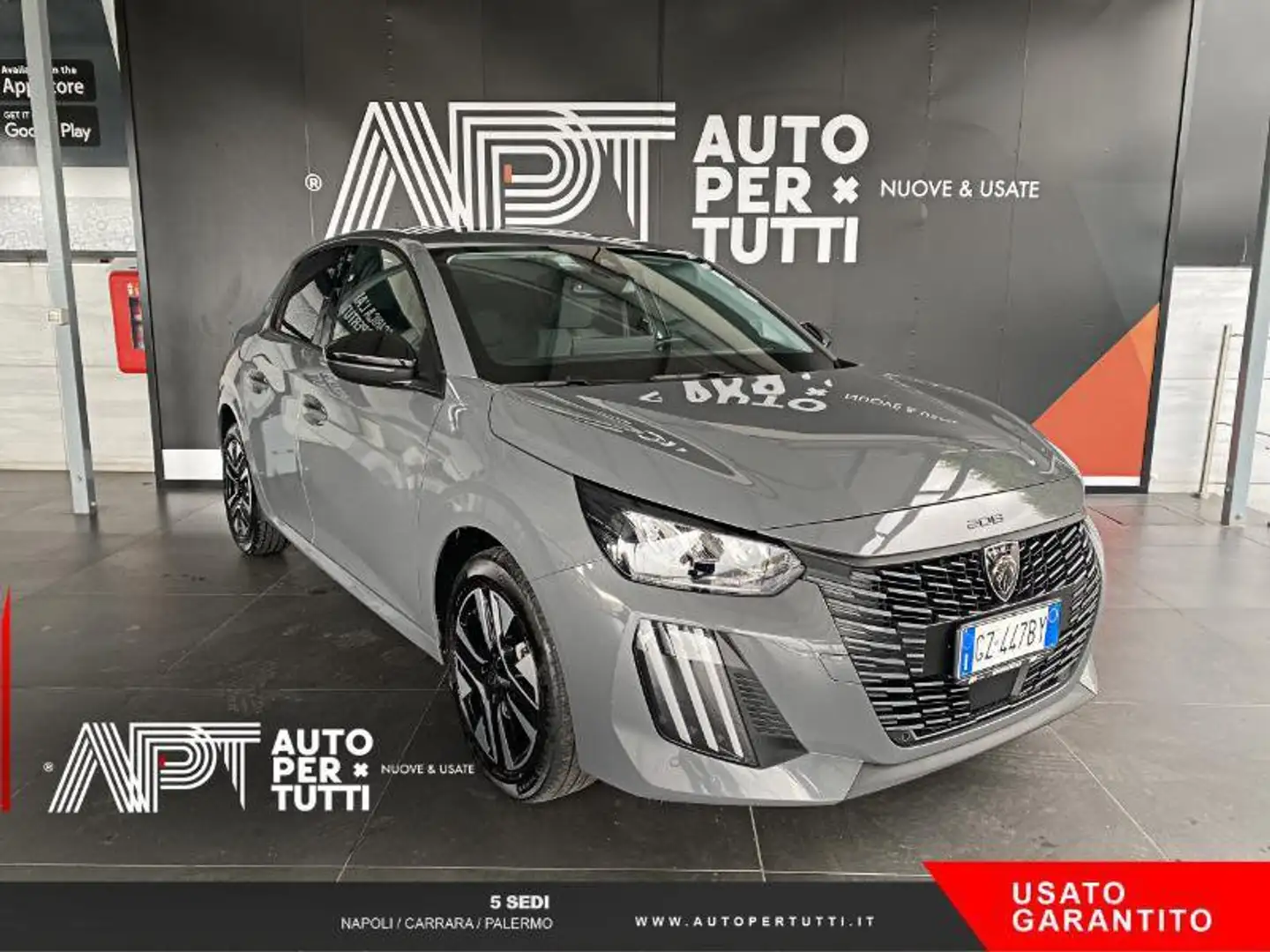 Peugeot 208 208 1.2 hybrid Allure 110cv e-dcs 6 Gris - 2