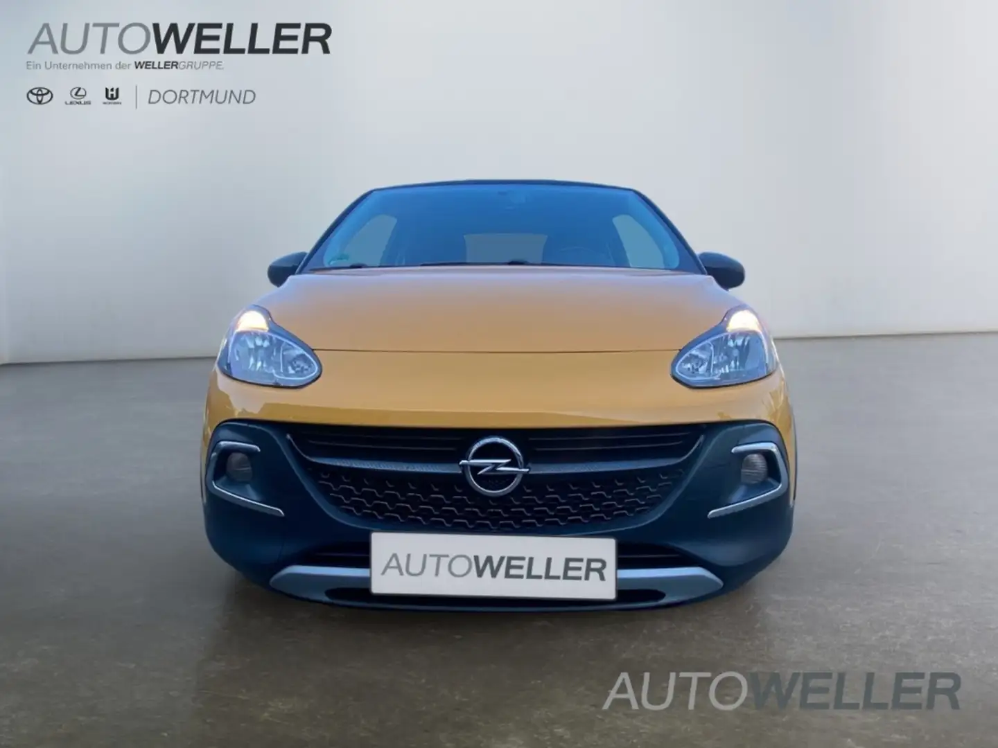 Opel Adam 1.0 Rocks *Faltdach*CarPlay*SHZ*Klima* Gelb - 2