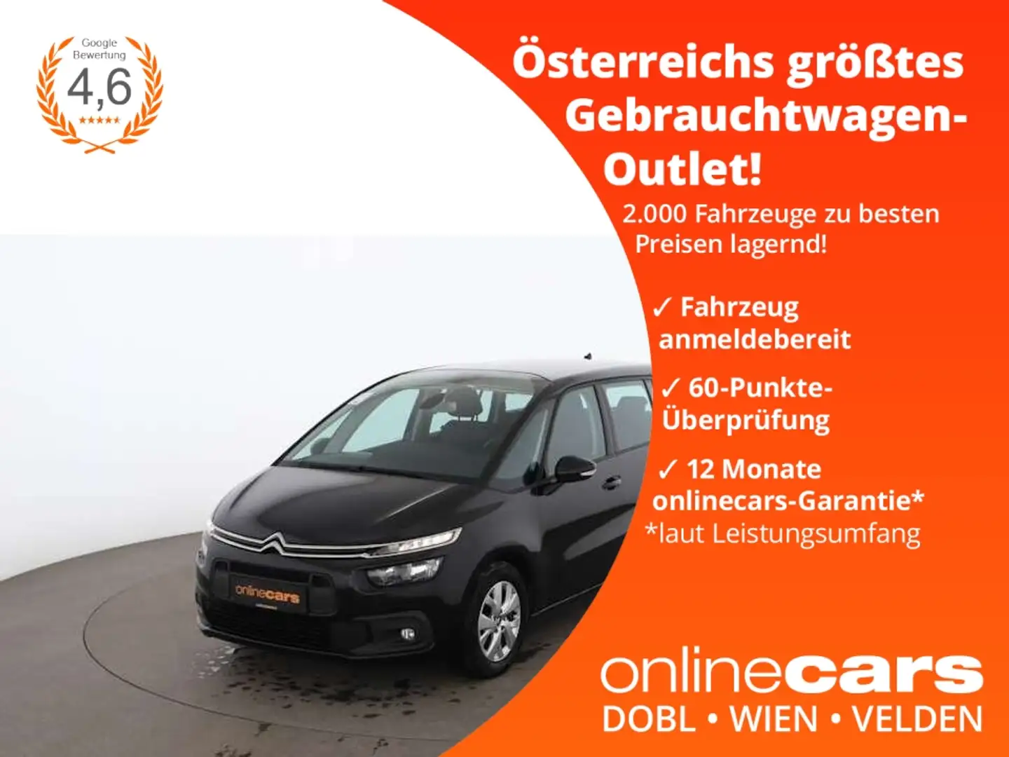 Citroen C4 Grand  ST 1.2 PureTech 130 Live 7-SITZER TEMP Schwarz - 1