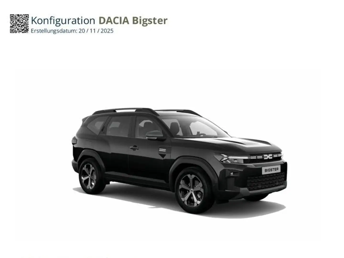 Dacia Bigster TCe 140 Journey Schwarz - 1