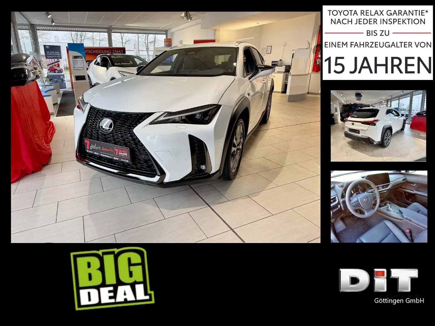 Lexus UX 300h F Sport Design Klimaaut., ACC,SpurH, LM Weiß - 2