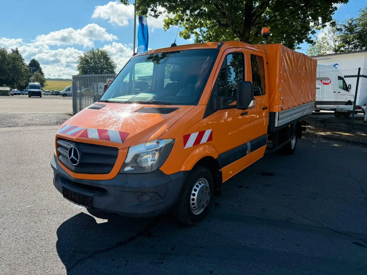 Mercedes-Benz Sprinter II Pritsche/DoKa 519 CDI*1Hand* Orange - 2