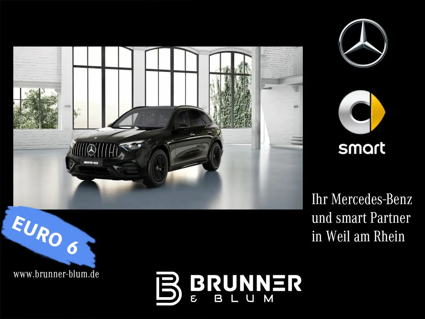 Mercedes-Benz GLC 43 AMG GLC 43 4M Premium,Pano,Night,Burmester,360°,AHK, Noir - 1