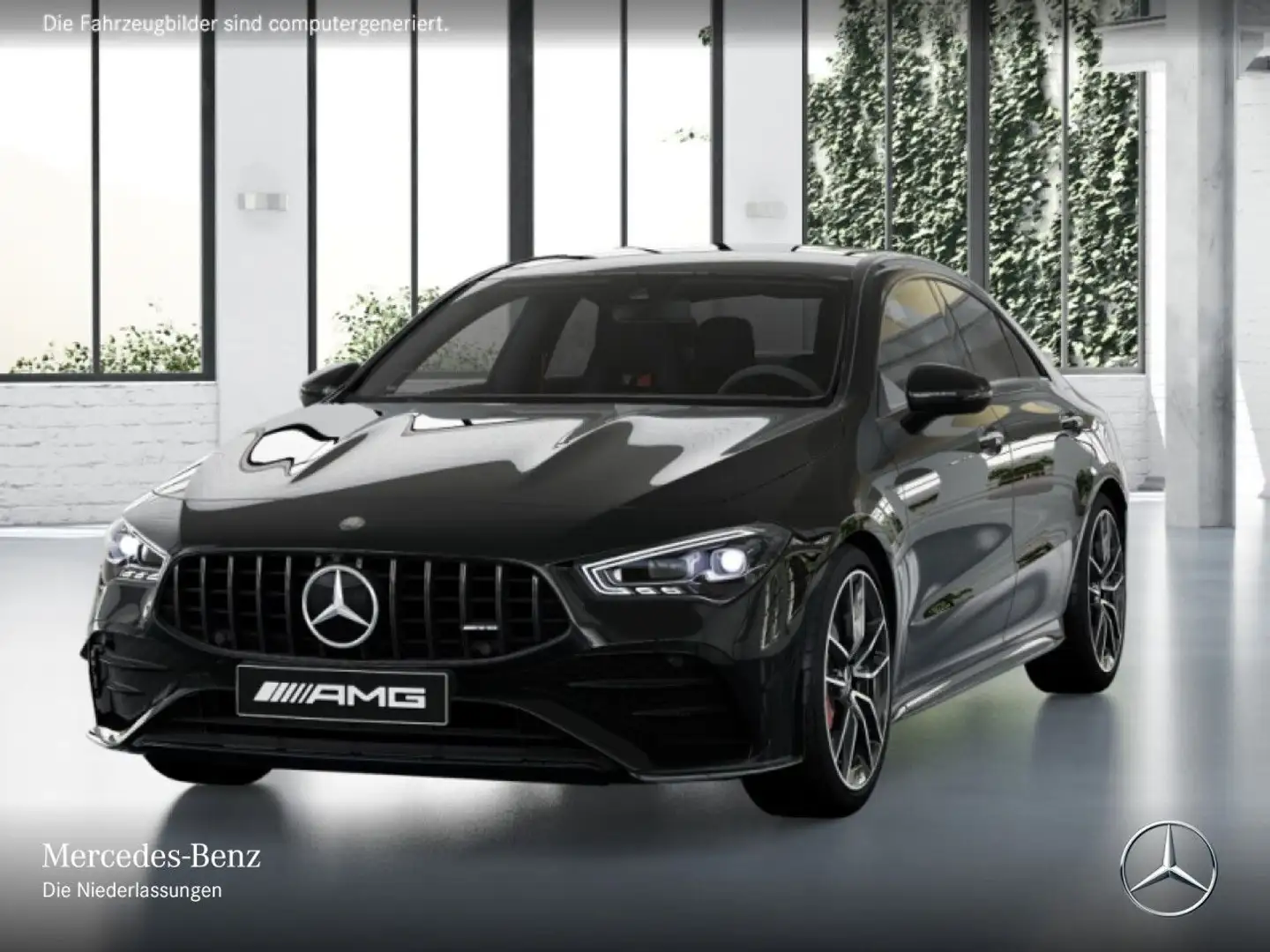 Mercedes-Benz CLA 35 AMG CLA 35 4M AMG+360°+MULTIBEAM+BURMESTER+TOTW+8G Schwarz - 2