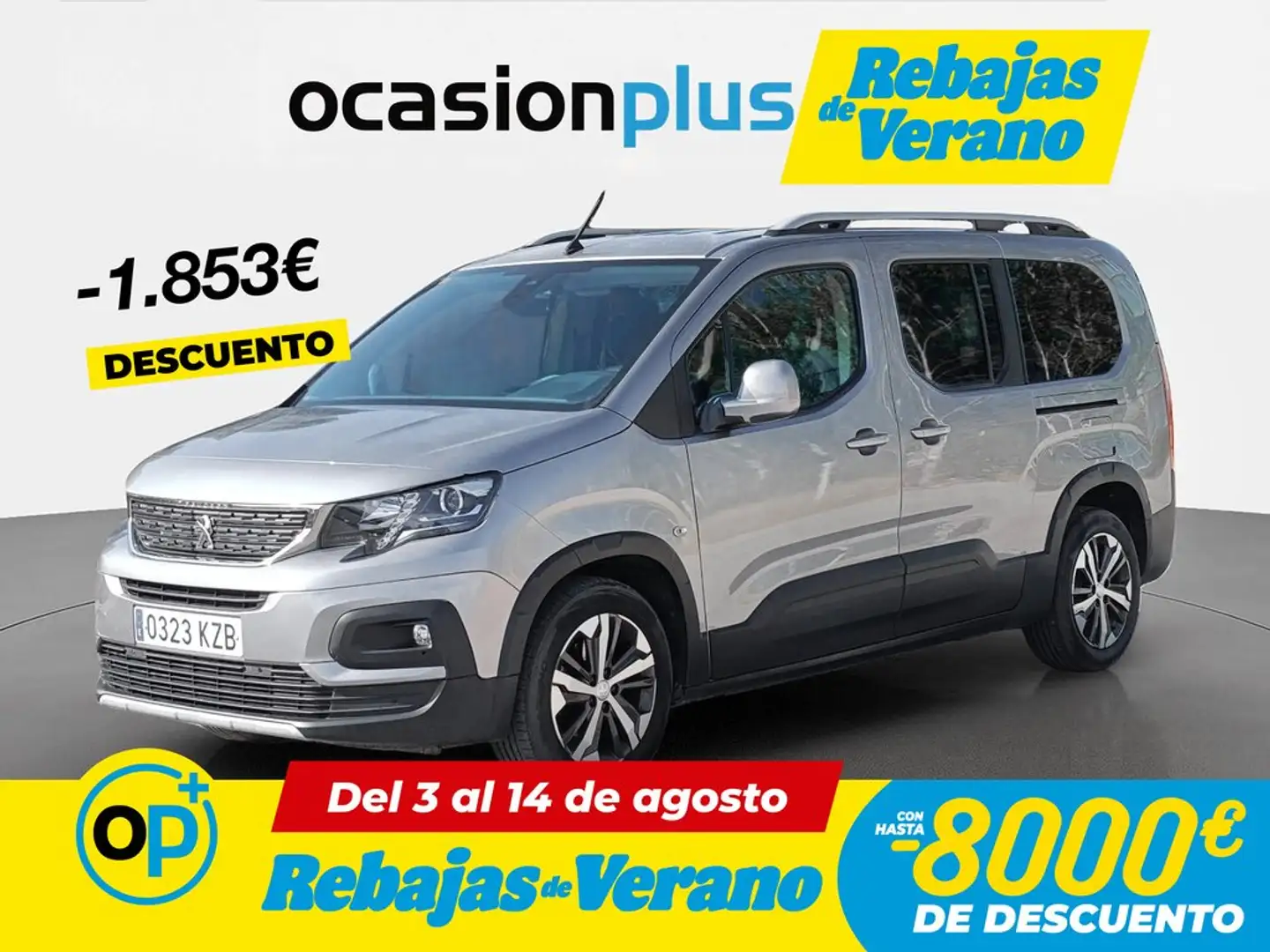 Peugeot Rifter 1.5BlueHDi S&S Long Allure 130 Gris - 1