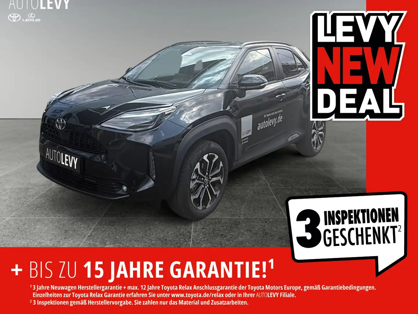 Toyota Yaris Cross Teamplayer *SAFETY-WINTER*1,99%* Schwarz - 1