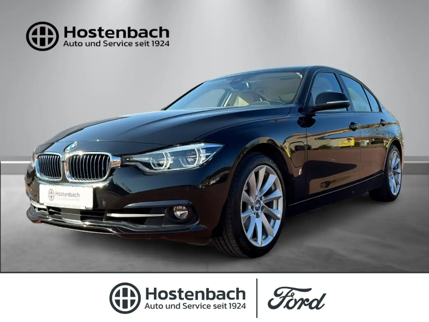 BMW 330 e iPerformance Sport Line HUD Navi Leder Memory Si Schwarz - 1