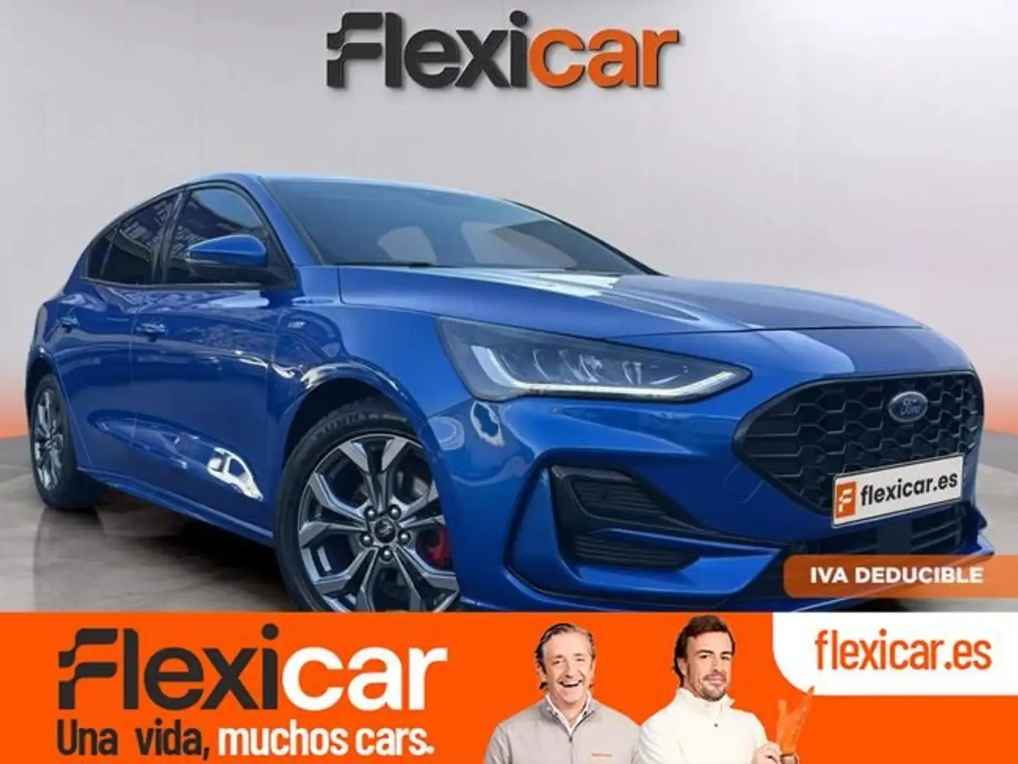Ford Focus 1.0 Ecoboost MHEV 114kW ST-Line Bleu - 1