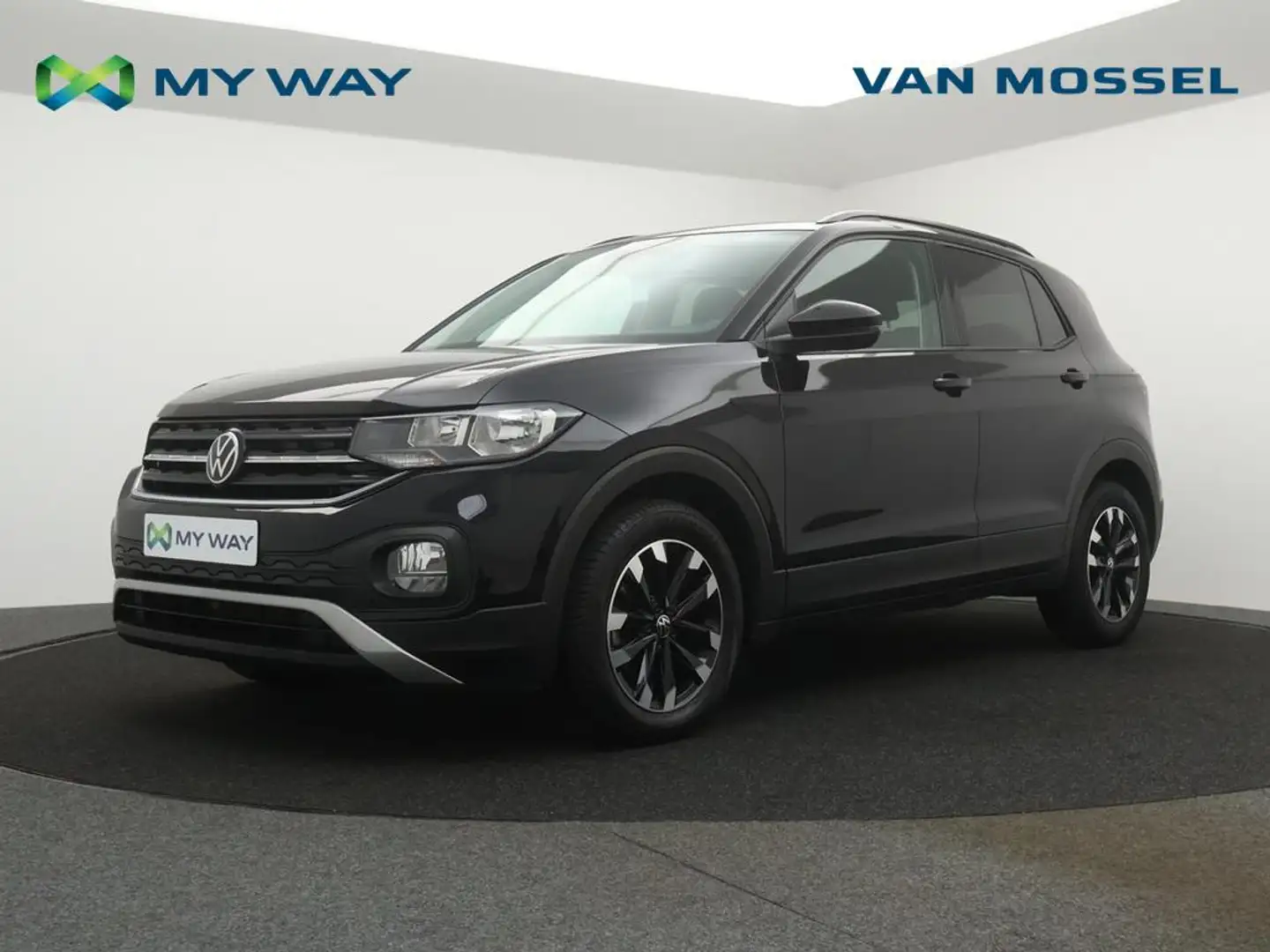 Volkswagen T-Cross T-Cross 1.0TSI Life 95PK *APP CONNECT*BLTH*ADAPTIV Black - 1