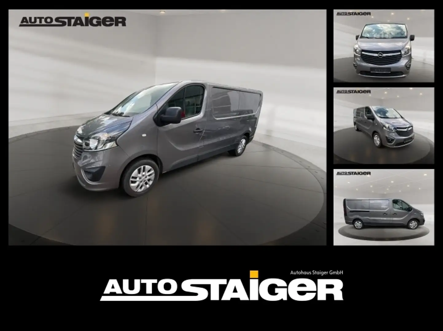Opel Vivaro B 1.6 CDTI L2H1 2.9t Kasten Klima Tempomat Gris - 1