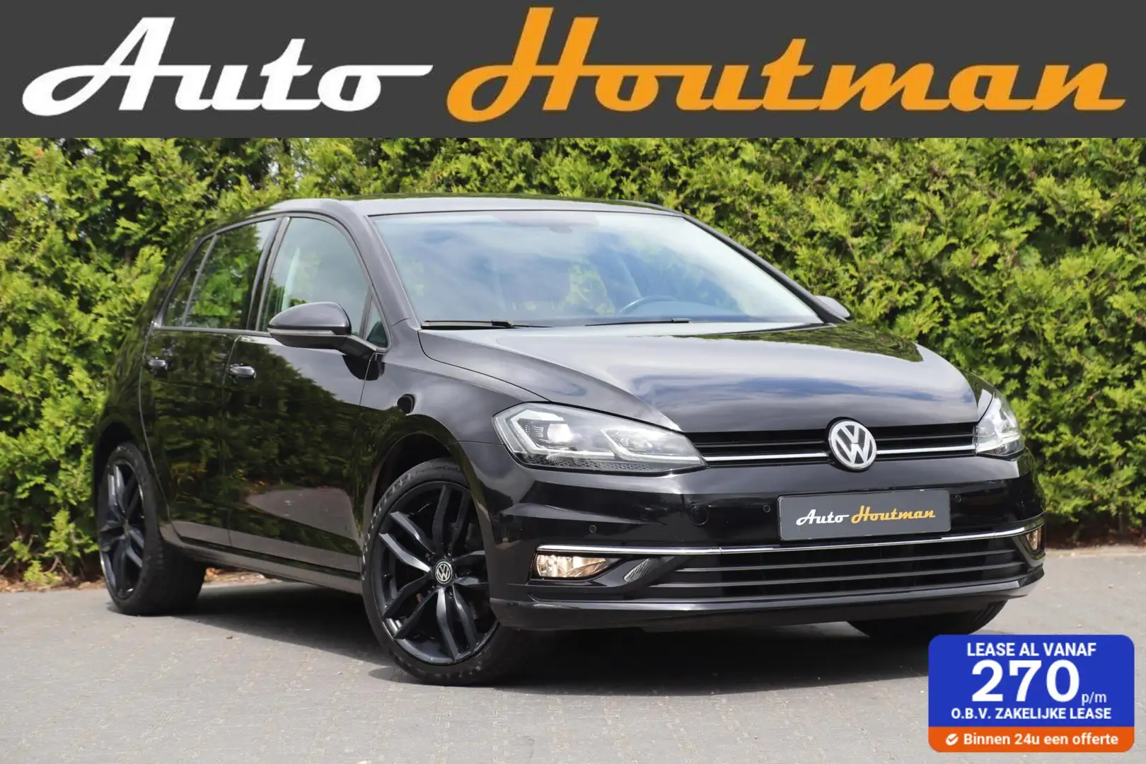 Volkswagen Golf 7.5 1.0 TSI 110 pk|Highline Virtueel Cockpit| Carp Zwart - 1