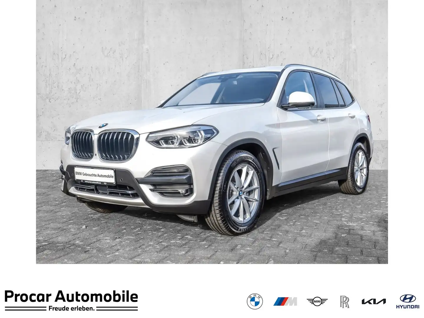 BMW X3 xDrive20d ACC RFK NAVI LED PDC V+H DAB LM Blanc - 1