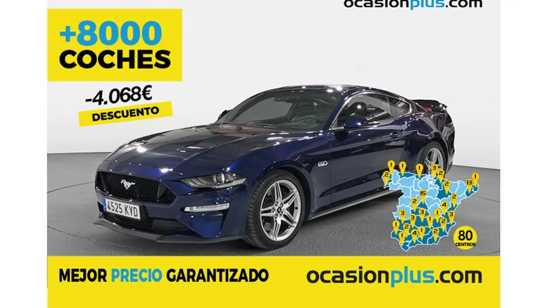 Ford Mustang Fastback 5.0 Ti-VCT GT Azul - 1