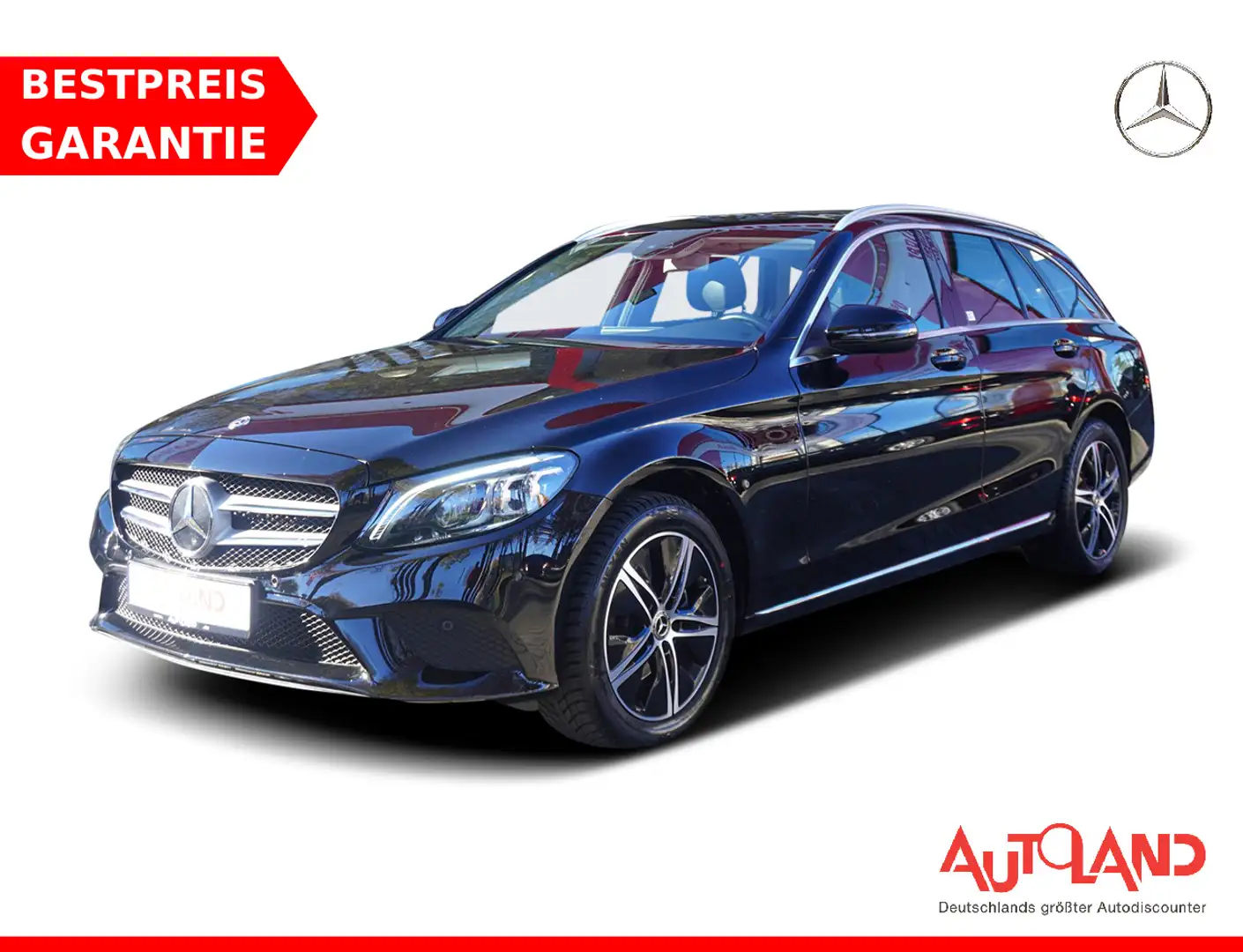 Mercedes-Benz C 220 C220d T-Modell 4Matic Avantgarde LED Navi AHK Nero - 1
