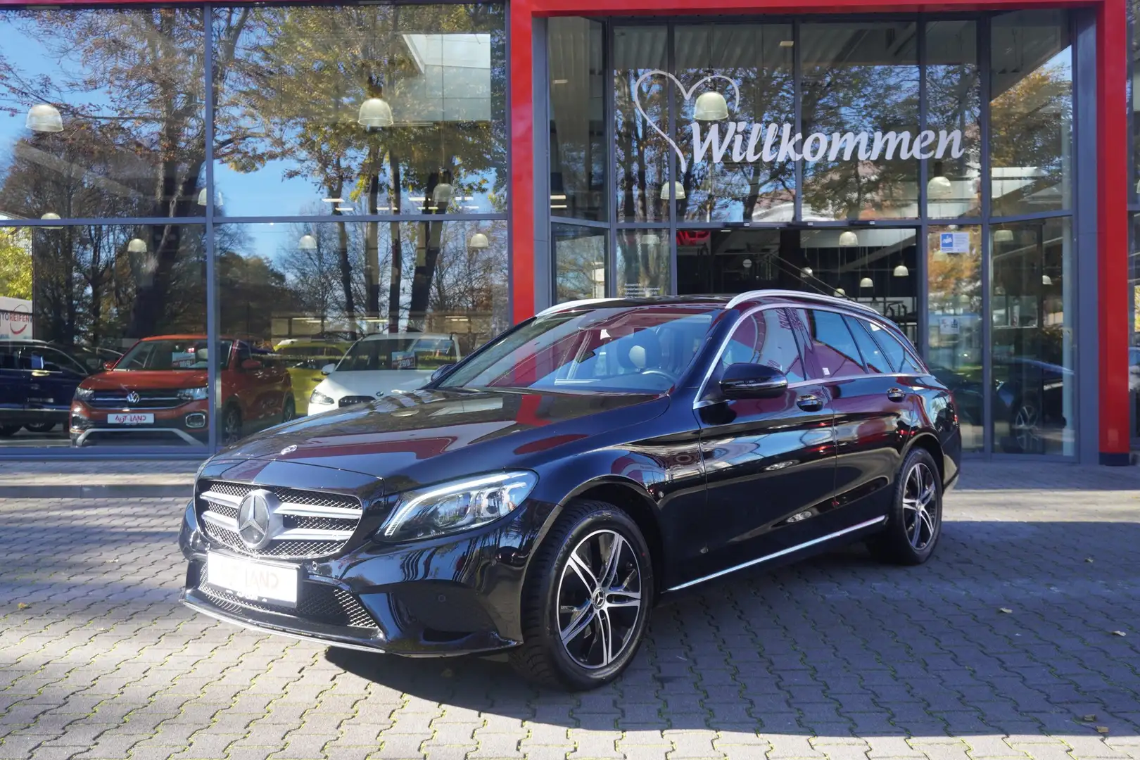 Mercedes-Benz C 220 C220d T-Modell 4Matic Avantgarde LED Navi AHK Nero - 2