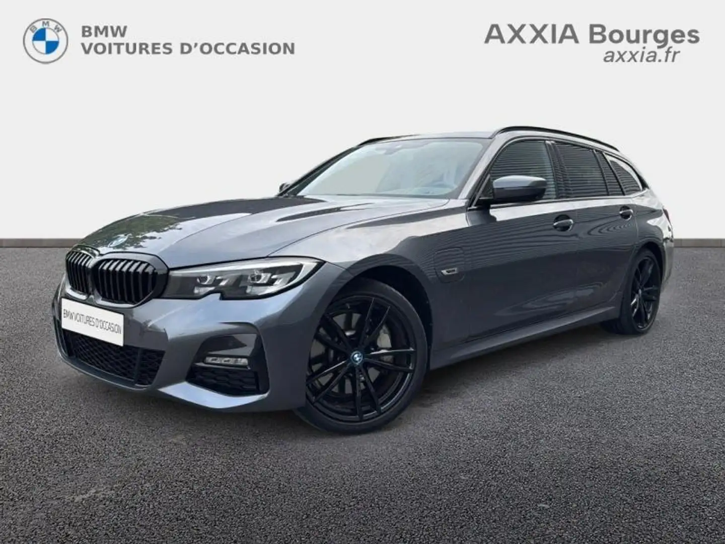 BMW 330 330eA xDrive 292ch M Sport Gris - 1