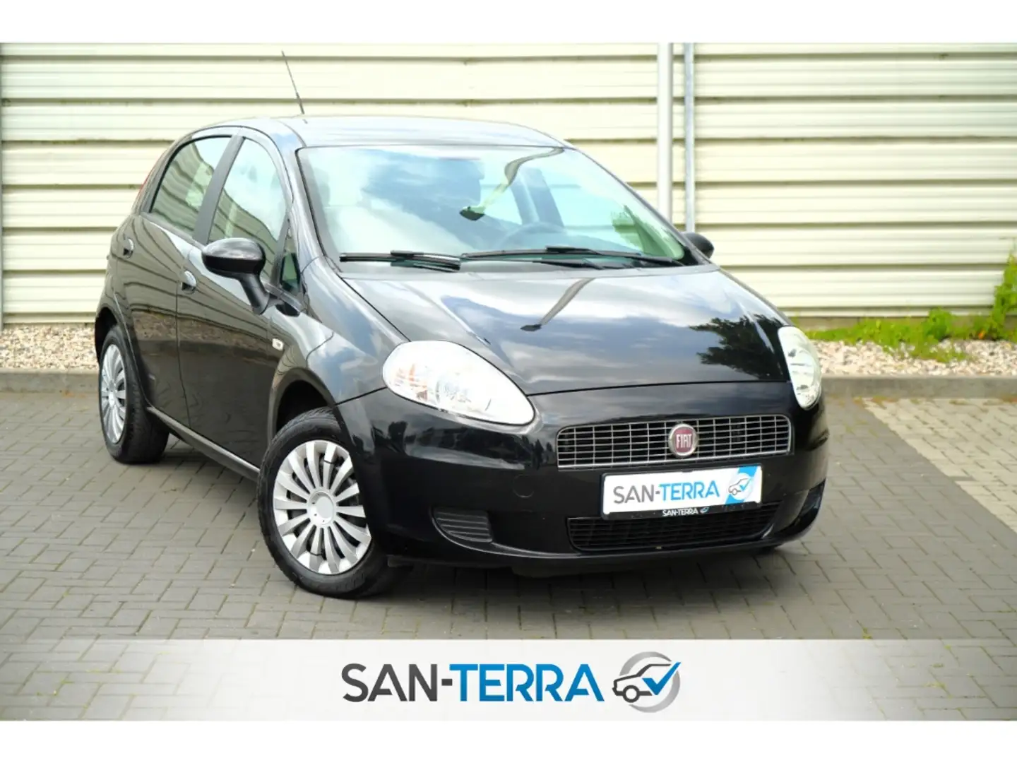 Fiat Grande Punto 1.2 8V DYNAMIC MULTI-LENKRAD*KLIMA*CD-RADIO*ZV*ABS Negro - 1