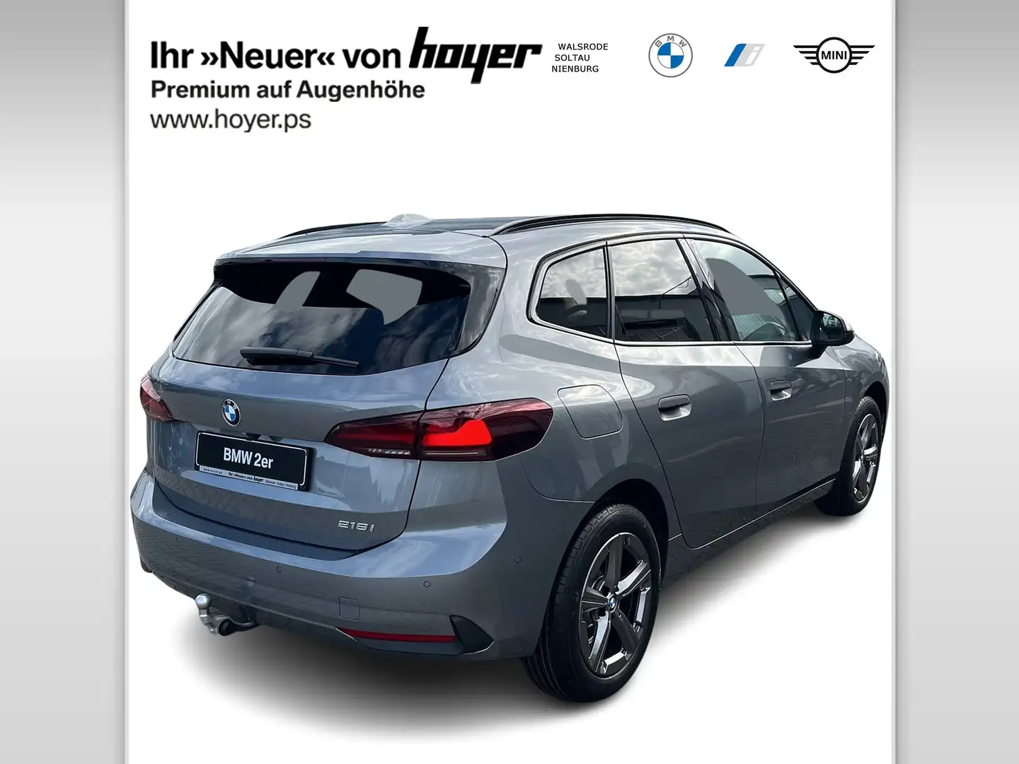 BMW 218 i Active Tourer AHK  DAB LED RFK Klimaaut. Grau - 2