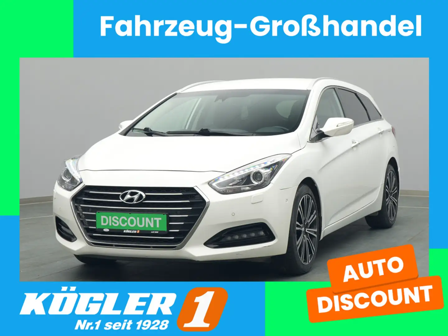 Hyundai i40 Blue Premium 115PS/Klimaautomatik Blanco - 1