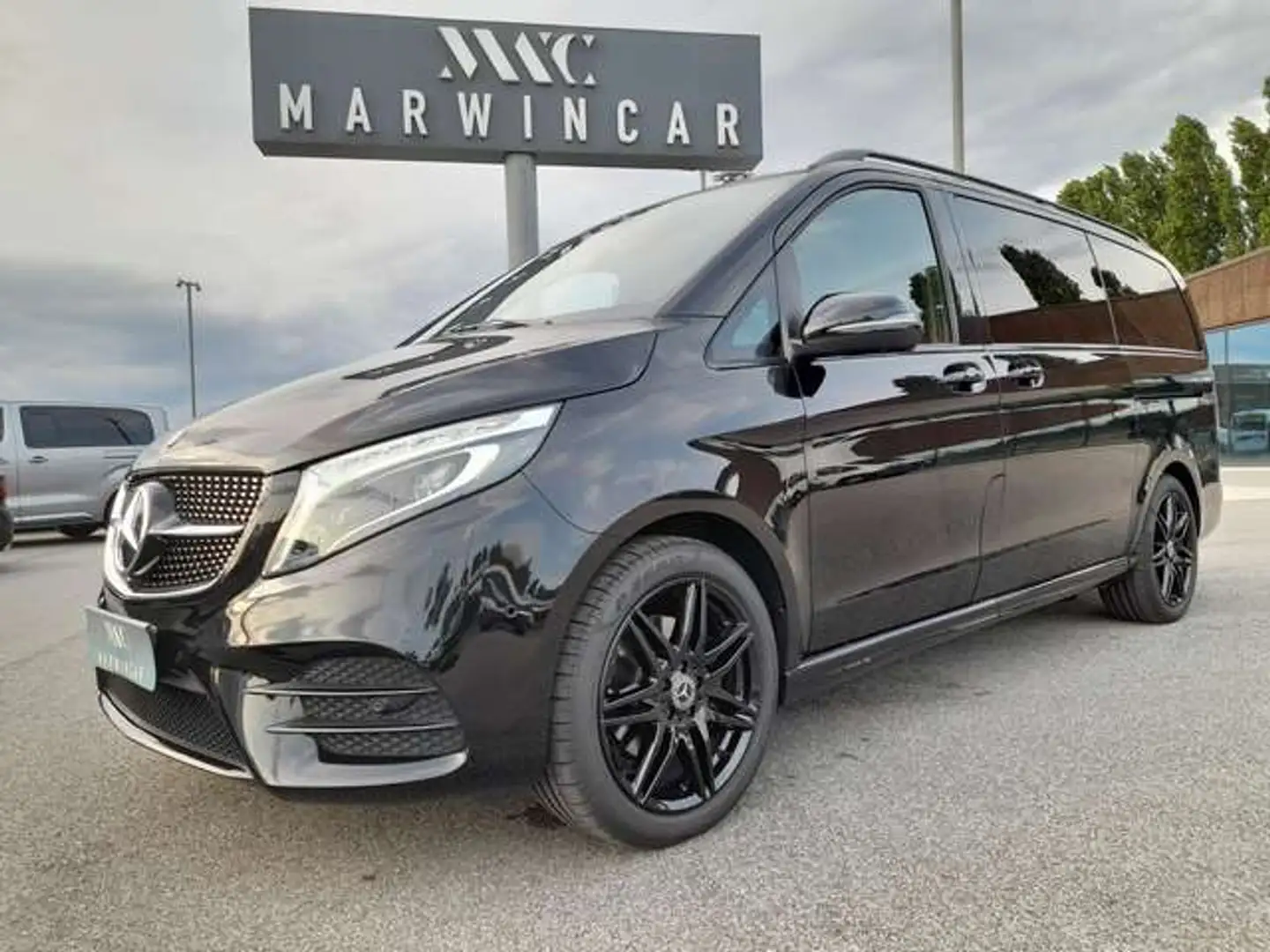 Mercedes-Benz V V Long 250 d Sport auto TAGLIANDI UFFICIALI MERCED Nero - 2