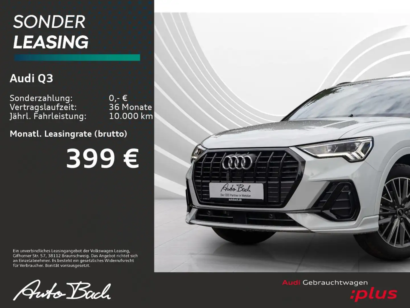 Audi Q3 S line 35TFSI Stronic Navi LED virtual Panorama GR Weiß - 1