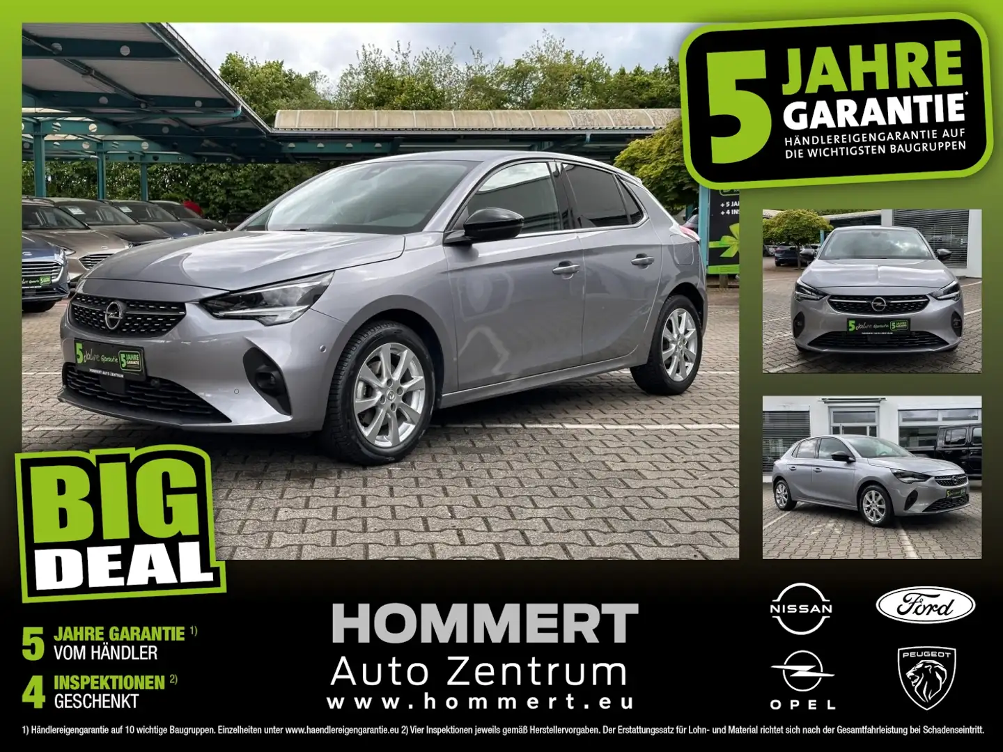 Opel Corsa F 1.2 Turbo Elegance *beh.Lenk*Kamera Grau - 1