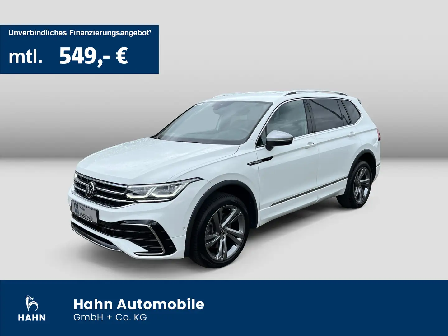 Volkswagen Tiguan Allspace 2.0TDI R-Line 4M DSG Standh AHK Blanc - 1