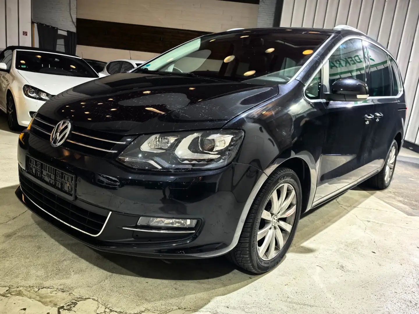 Volkswagen Sharan Highline BMT 7-Si-/Schiebedach/Sheckheft Noir - 1