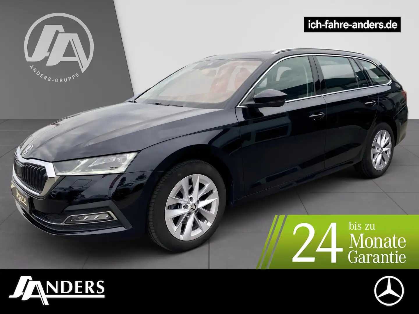 Skoda Octavia 2.0 TDI First Edition Navi+LED+AHK+Pano Negro - 1